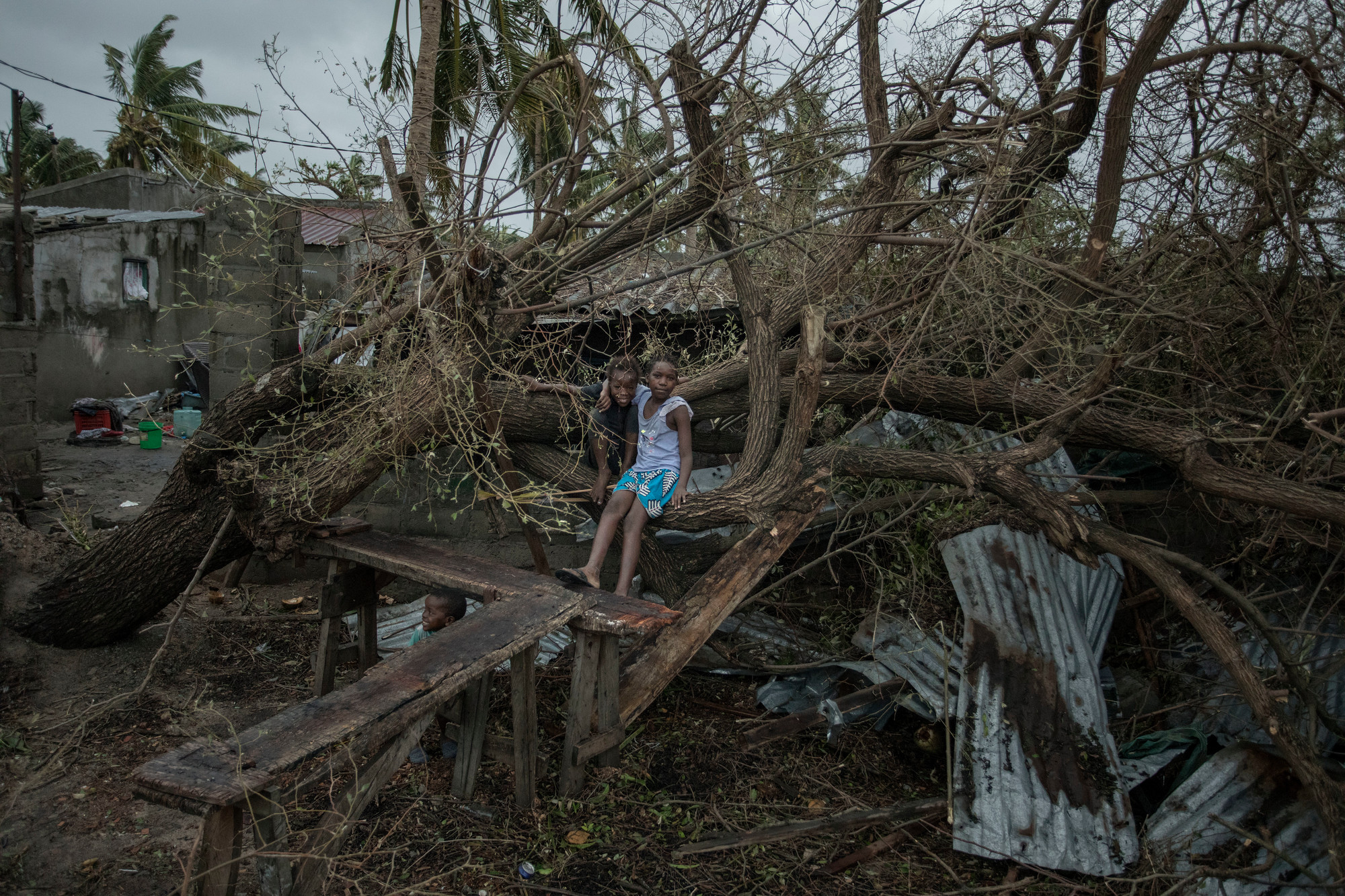 Cyclone Idai flattened villages and ripped roads in half, displacing millions, when it struck southern Africa in March. Photo: Josh Estey/CARE